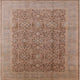 Ahgly Company Indoor Square Mid-Century Modern Area Rugs, 5' Square