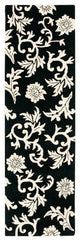Safavieh Soho Soh212A Floral Rug, Black/Ivory, 2'6"x8'0" Runner