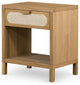 Allegra Nightstand-Natural Cane