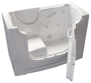 MediTub Wheel Chair Accessible 30 x 60 Right Drain Wheelchair Accessible Tub