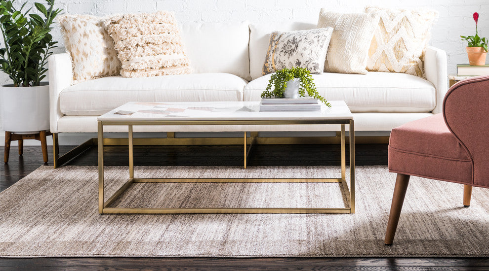 Unique Loom Beige Del Mar Abigail 5' 0 x 8' 0 Area Rug