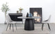 Modrest - Gillette Modern Gray Fabric Dining Chair Set of 2