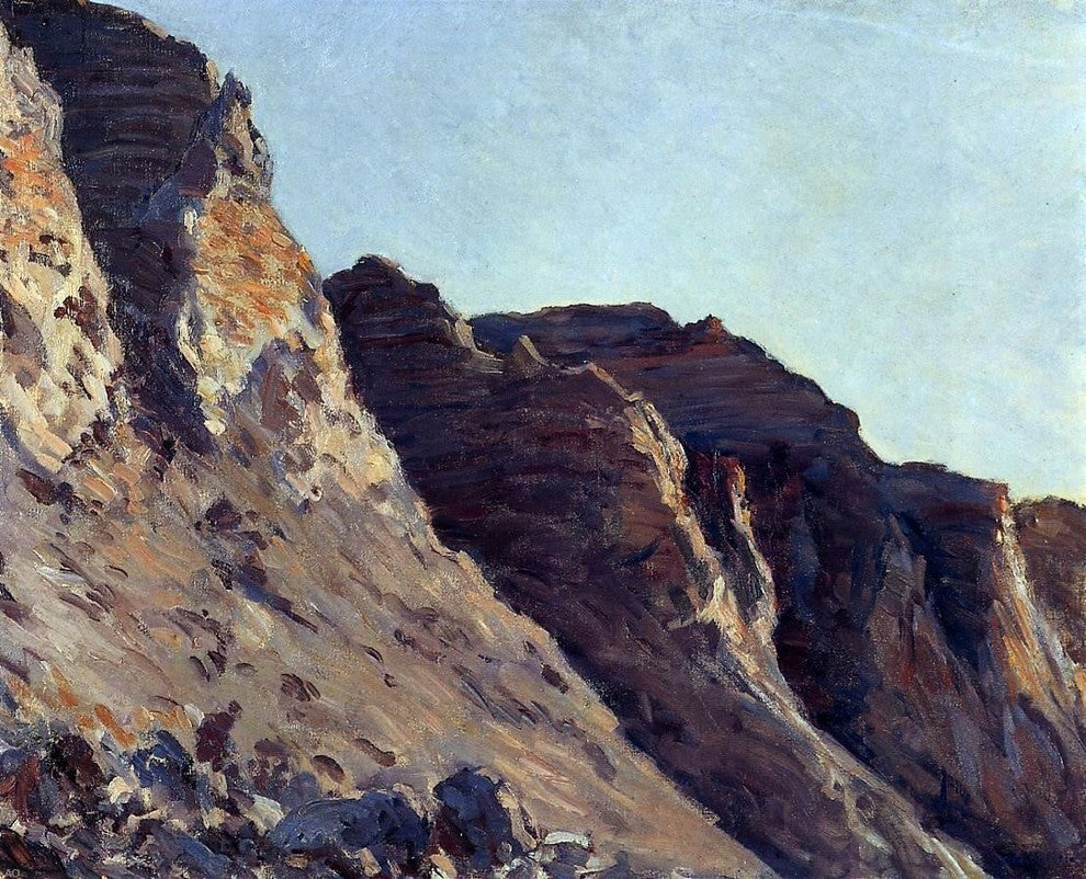 Gustave Caillebotte Cliff at Villers-sur-Mer Wall Decal