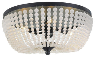 Crystorama 605-MK, 4-Light Ceiling Mount, Matte Black