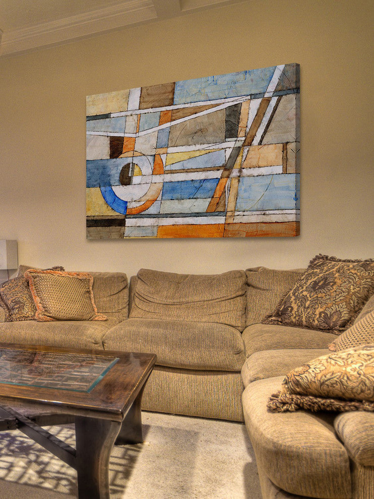 "Exploring Dimension" Painting Print on Canvas