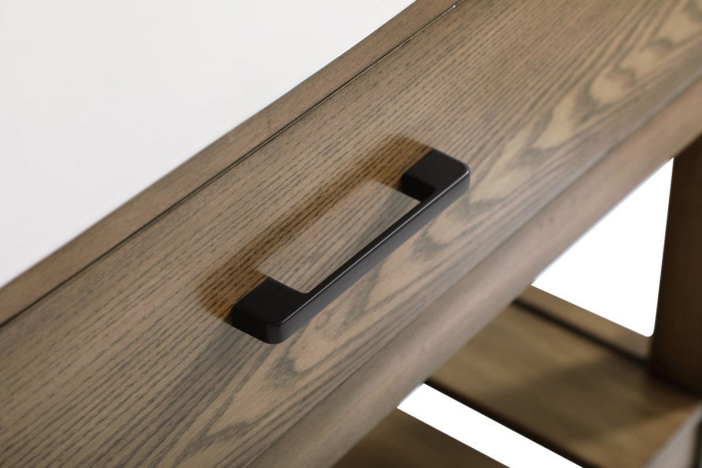 Home Living 22" Farmhouse Driftwood-Light Bathroom Vanity