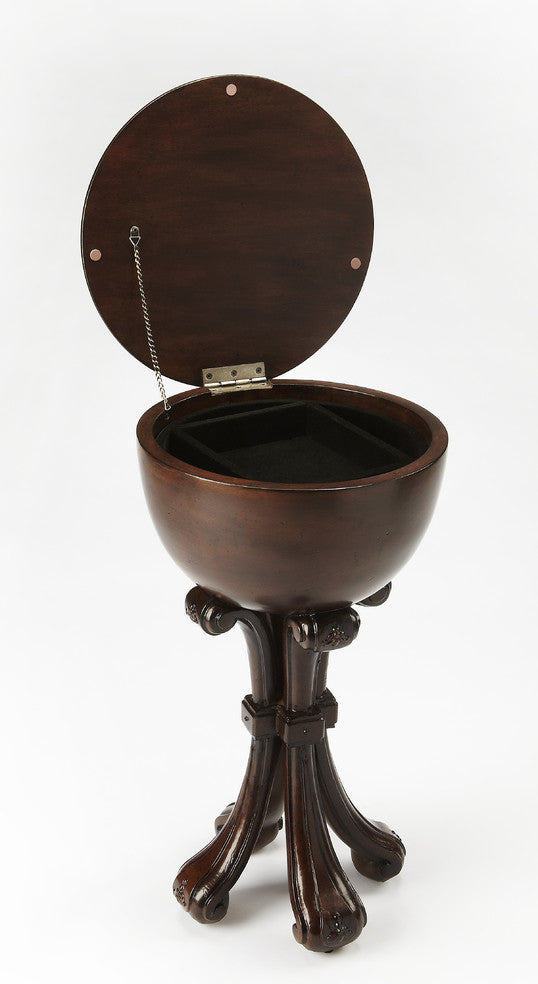Butler Castle Heirloom Jewelry Case, Medium Brown