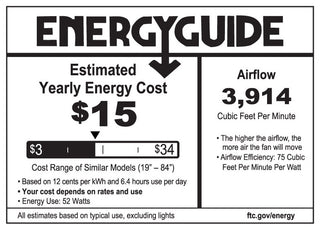 MinkaAire Wave 65 Wave 65" 3 Blade Indoor Ceiling Fan - Coal