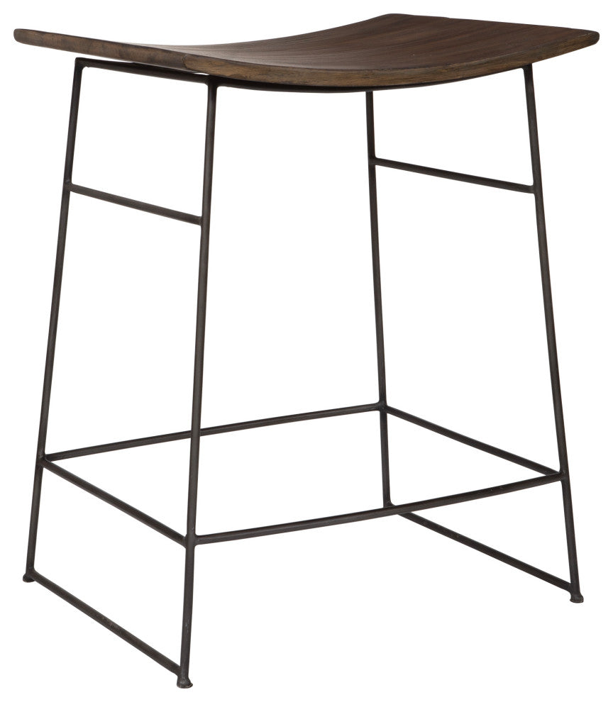 Uttermost Thura Walnut Counter Stool