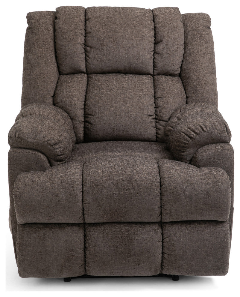 Siloam Contemporary Pillow Tufted Massage Recliner