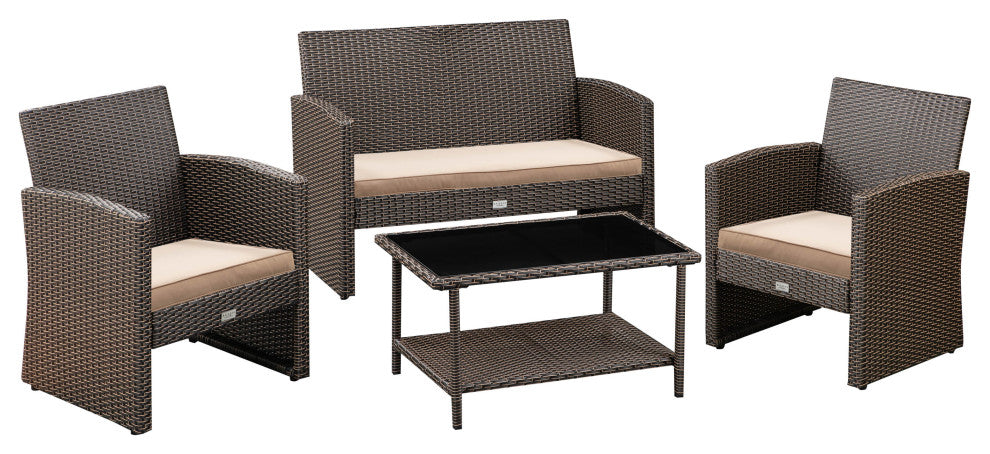 Ashville Wicker Patio Set
