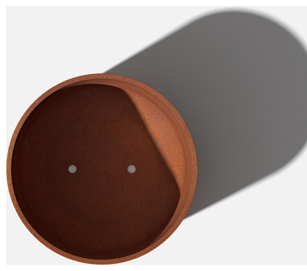 Veradek Patina Series Kona Planter Rust, Rust, 15", 1 Pack