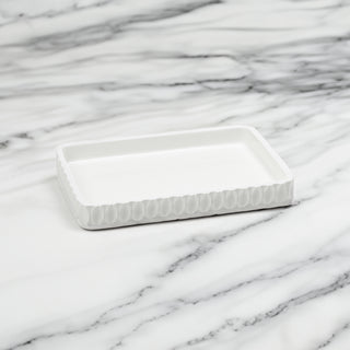 Wave, White, Amenity Tray