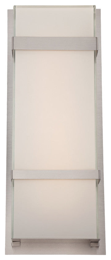 Modern Forms Phantom LED Wall Light, Stainless Steel, 21"