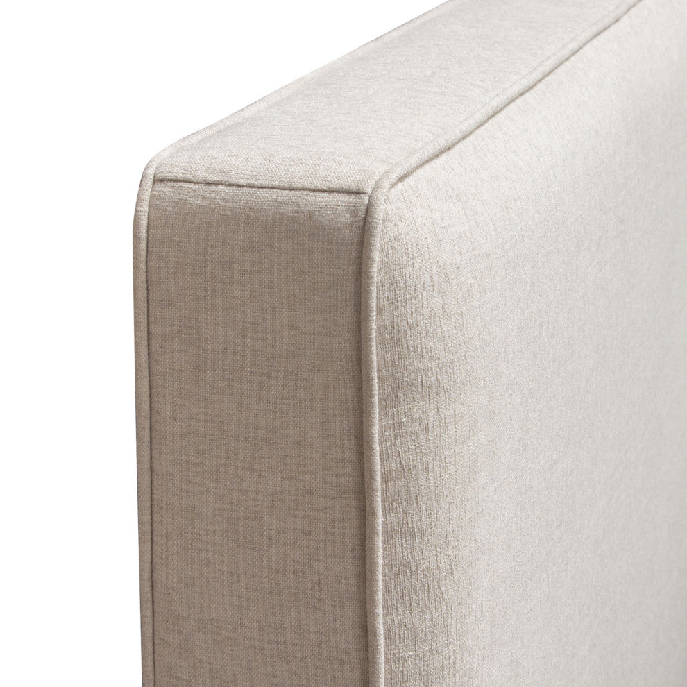 Cloud 43" Low Profile Queen Bed, Sand Fabric