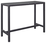 Modway Convene Large Outdoor Patio Bar Table, Espresso