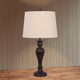 Oil Rubbed Bronze Metal Table Lamps, Set of 2, 26.5"