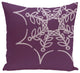 Web Art Holiday Print Pillow, Purple, 20"x20"