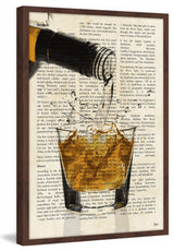 "Amber Happiness" Framed Painting Print, 20"x30"