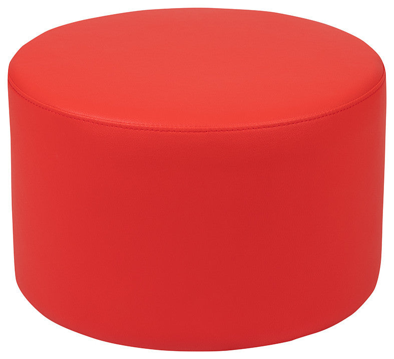 Soft Seating Collaborative Circle, 12" Seat Height , Red Color