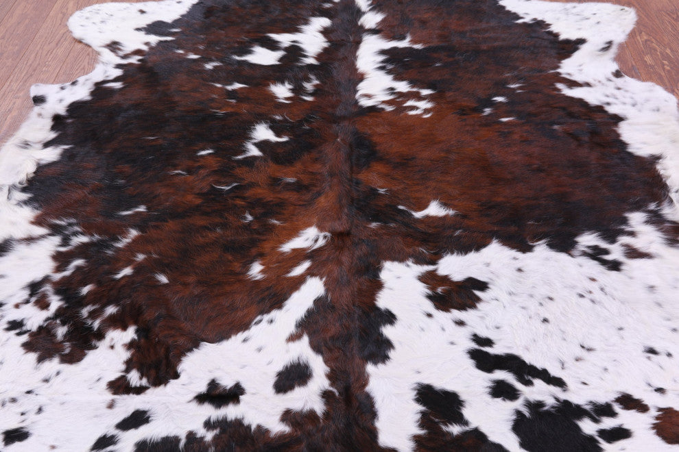 Organic Natural Hair-On Cowhide Area Rug 7' 3" X 7' 1" C1718