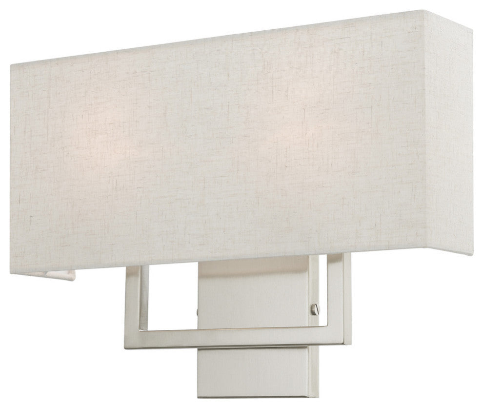Pierson 2 Light Brushed Nickel ADA Sconce