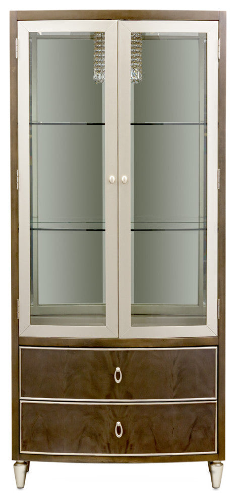 Villa Cherie Display Cabinet - Hazelnut