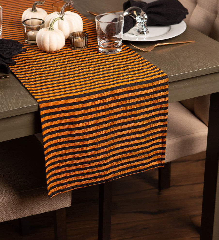 Witchy Stripe Table Runner 14"x108"