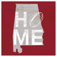Alabama Football Sate Pride 16x16 Canvas Wall Art