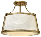 Foyer Charlotte 3-Light, Brushed Caramel