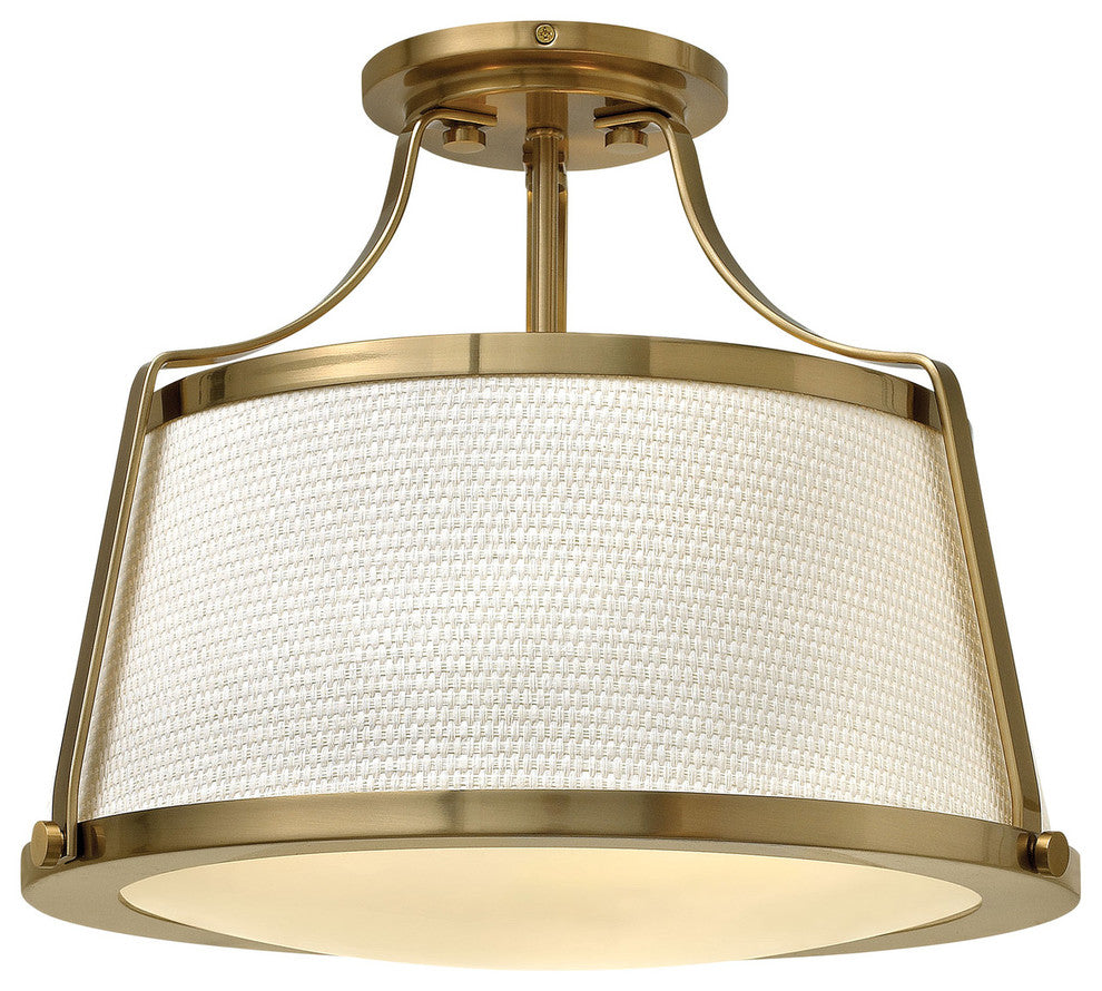 Foyer Charlotte 3-Light, Brushed Caramel