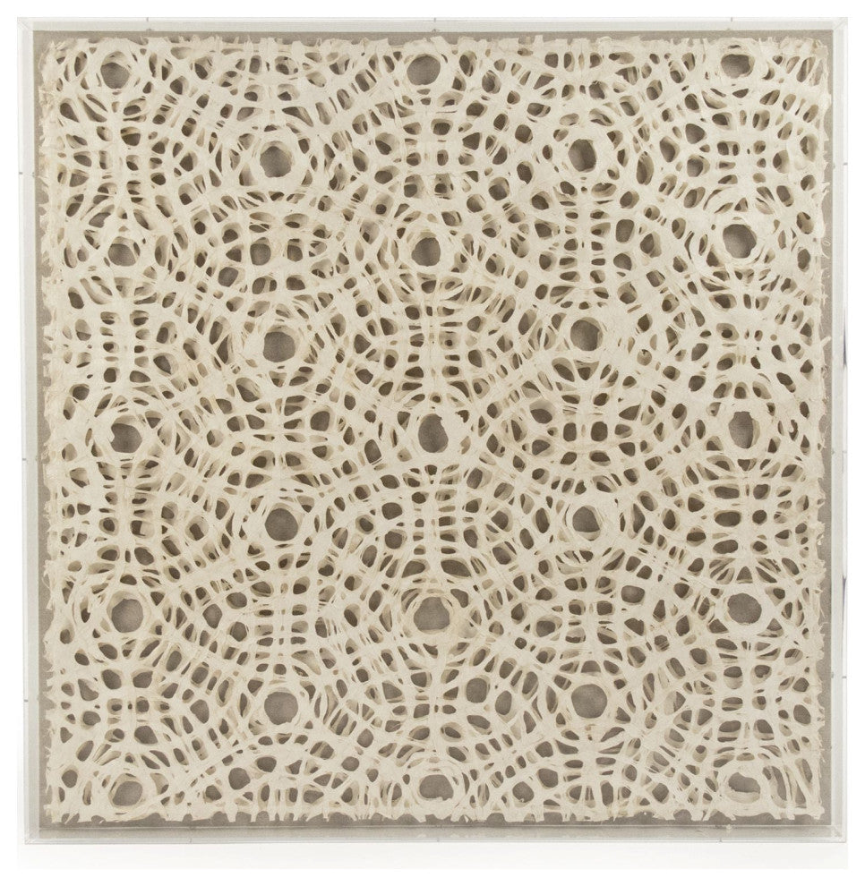Abstract Paper Acrylic Framed Art