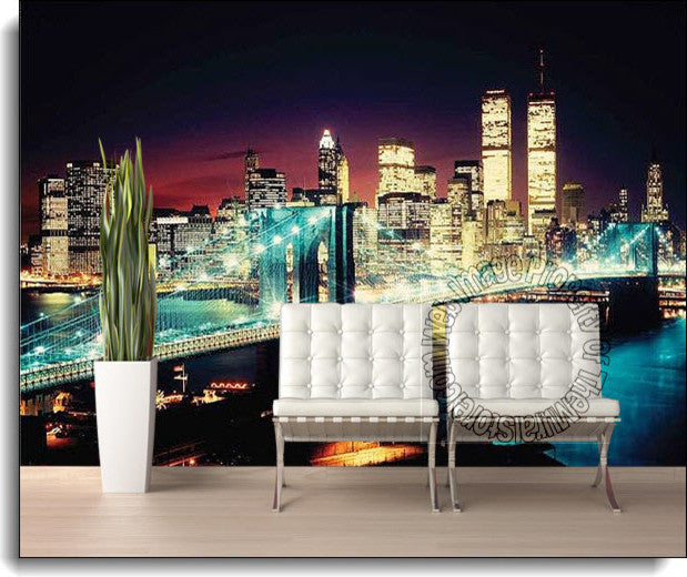New York Bridge Wall Mural DS8071