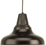 District 1-Light Large Hanging Lantern, Antique Bronze