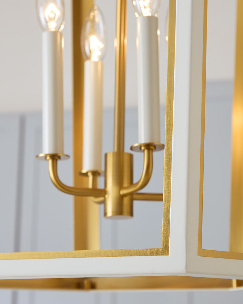 Curt Medium Lantern, Matte White