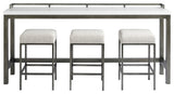 Curated Essence Console Table With Stools