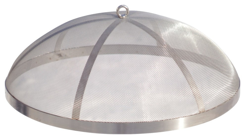 Curonian Fire Pit Spark Screen Stainless Steel, Medium, Medium