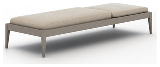 Sherwood Outdoor Chaise Lounge-Grey/Sand