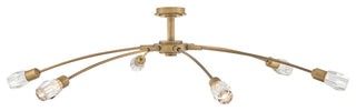 Fredrick Ramond Atera Extra Large Single Tier Chandelier, Heritage Brass