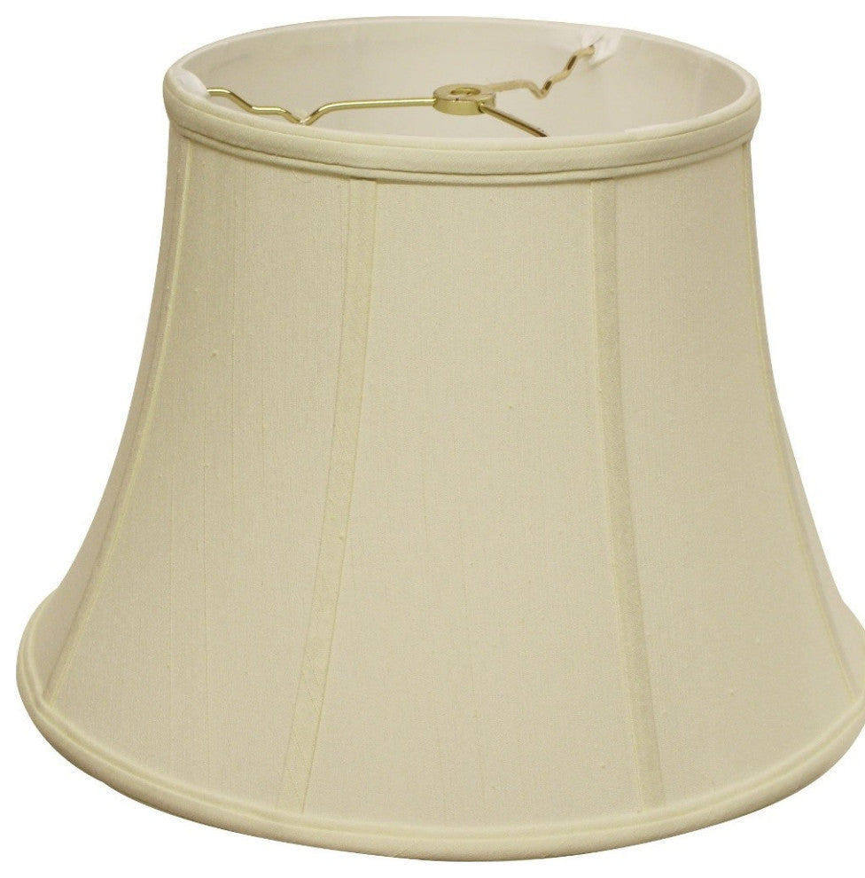 16" Ivory Altered Bell Monay Shantung Lampshade