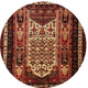 Ahgly Company Indoor Round Traditional Area Rugs, 3' Round