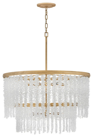 Fredrick Ramond Rubina Medium Chandelier, Burnished Gold