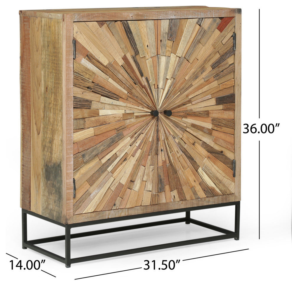 Simone Recycled Wood Cabinet