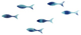 S/6 Wall Fish, Blue, Small