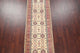 Traditional Kazak Oriental Hand-Knotted Pakistani Runner Rug, Beige, 9'5"X3'0"