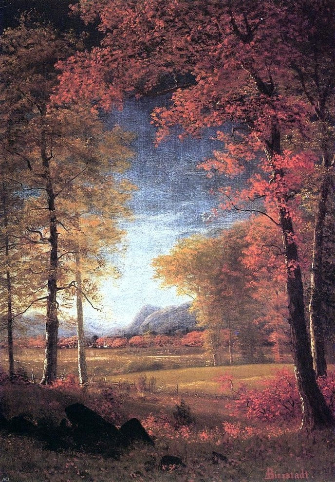 Albert Bierstadt Autumn in America Oneida County New York Wall Decal