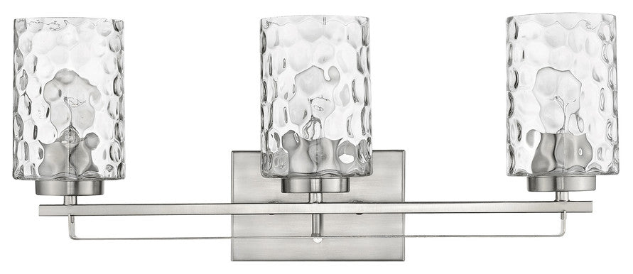 Livvy 3-Light Satin Nickel Vanity