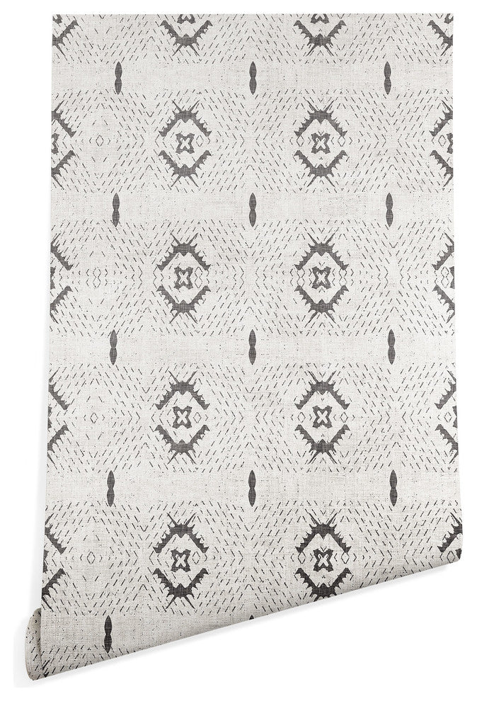 Deny Designs Holli Zollinger La Isla Wallpaper, Gray, 2'x8'