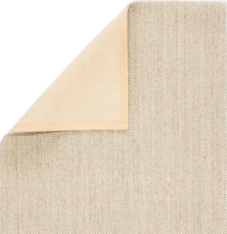 Jaipur Living Naples Natural Solid White/Taupe Area Rug, 2'x3'
