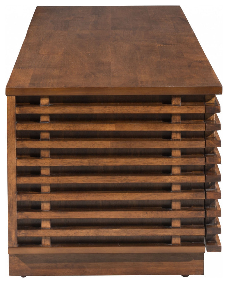 Linea Wide Entertainment Stand Walnut